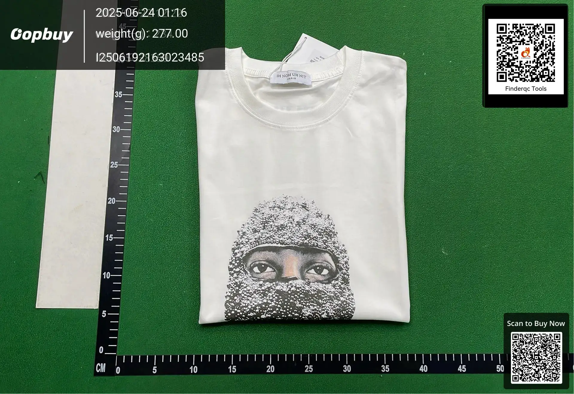 IH NOM UH NIT White Graphic T-Shirt
