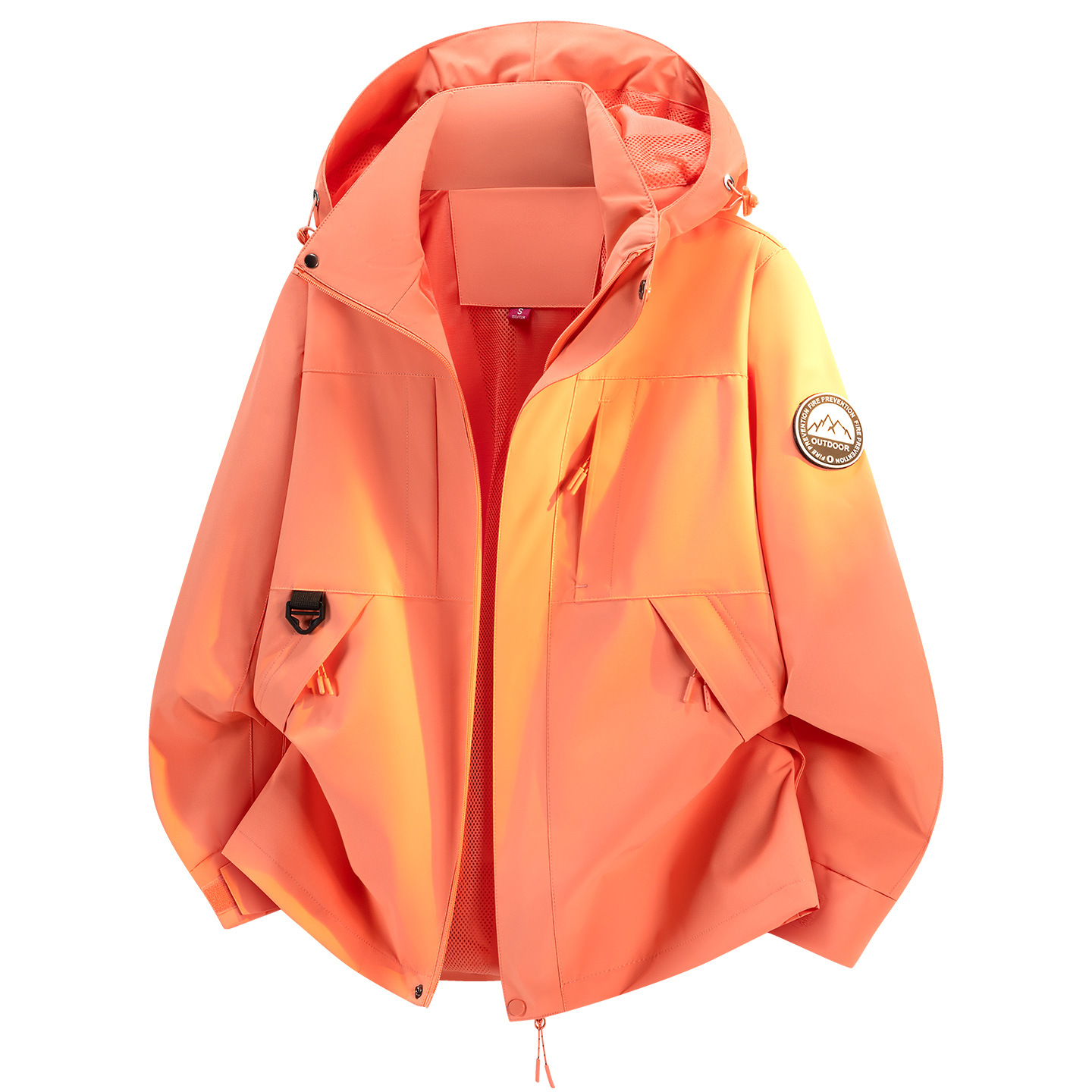 Trendy Brand Spring Comfortable Outdoor Couple's Style Single-Layer Windbreaker New Hooded Jacket Windproof Waterproof Jacket