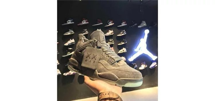 高品质AJ4KAWSxAirJorda4aj4KAWS联名乔4男鞋女鞋篮球 foto QC de WEIDIAN en Qualit.ly