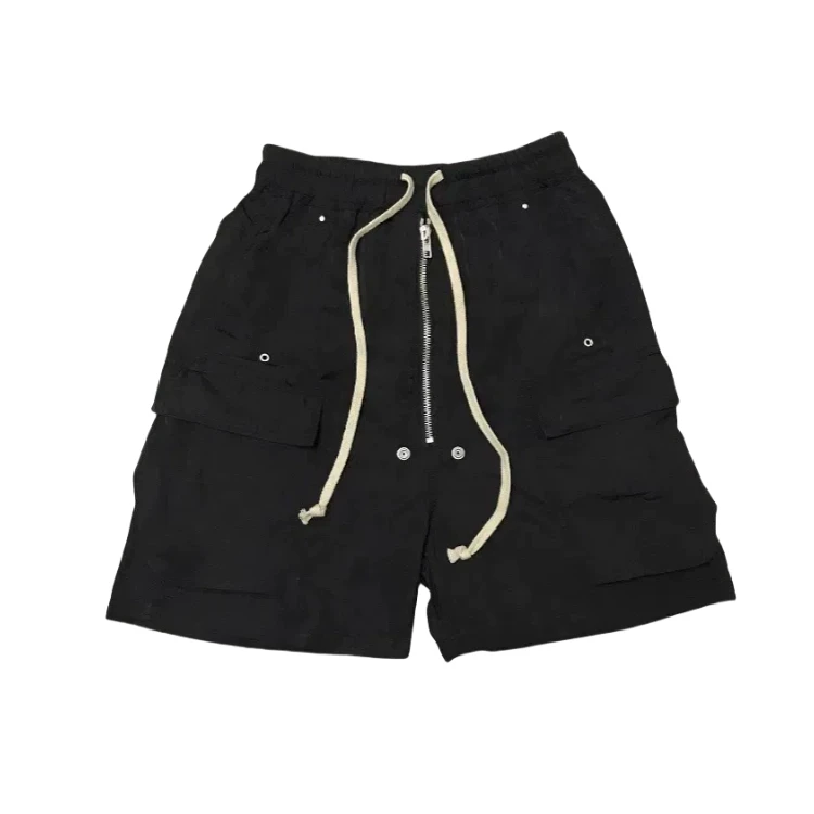Original RO dark style CargoBela Vibe multi pocket functional workwear shorts five quarter pants