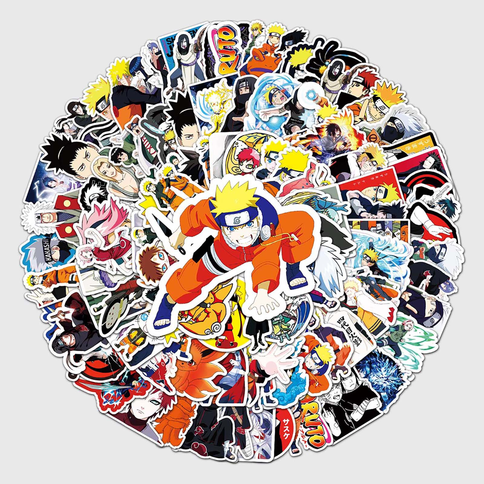 115 Zhang Rifan Naruto Cartoon Waterproof Decorative Luggage Scooter Refrigerator Mobile Phone Stationery Diy Sticker