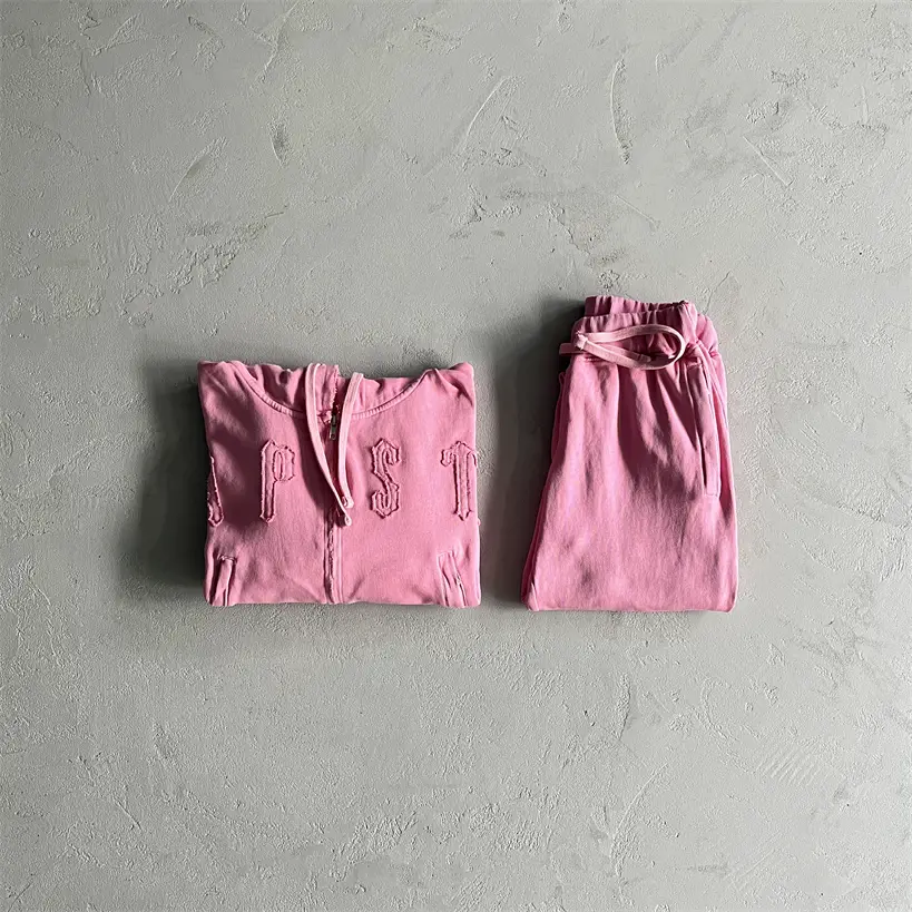 Trapstar Tracksuit Women Suit Fall and winter High Quality New arrival Washed Sweatshirt Hoodies