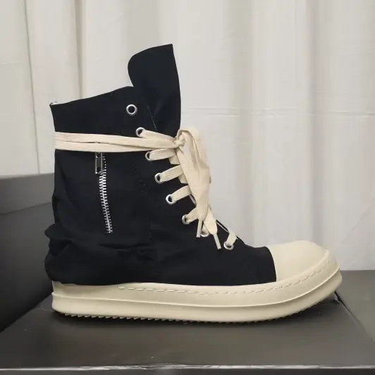 2025 new couple shoes high-top spring and fall cream bottom ro cloth shoes board shoes sports leisure single shoes short boots women foreign trade