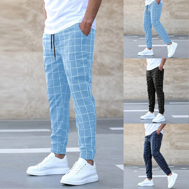 2026 New Cross-Border European and American Amazon Street Fashion Casual Pants, Stylish Ripped Pants with Drawstrings, Wholesale