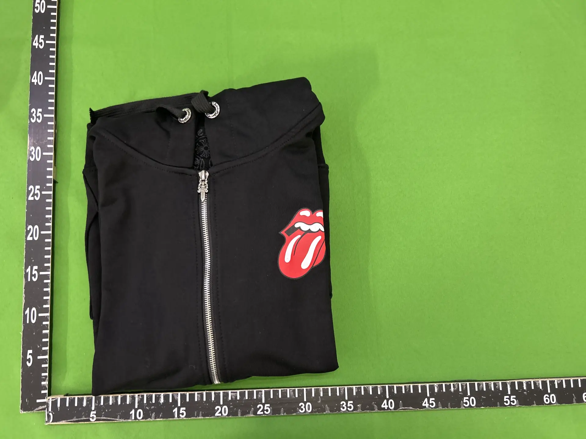 Rolling Stones Zip Hoodie Black