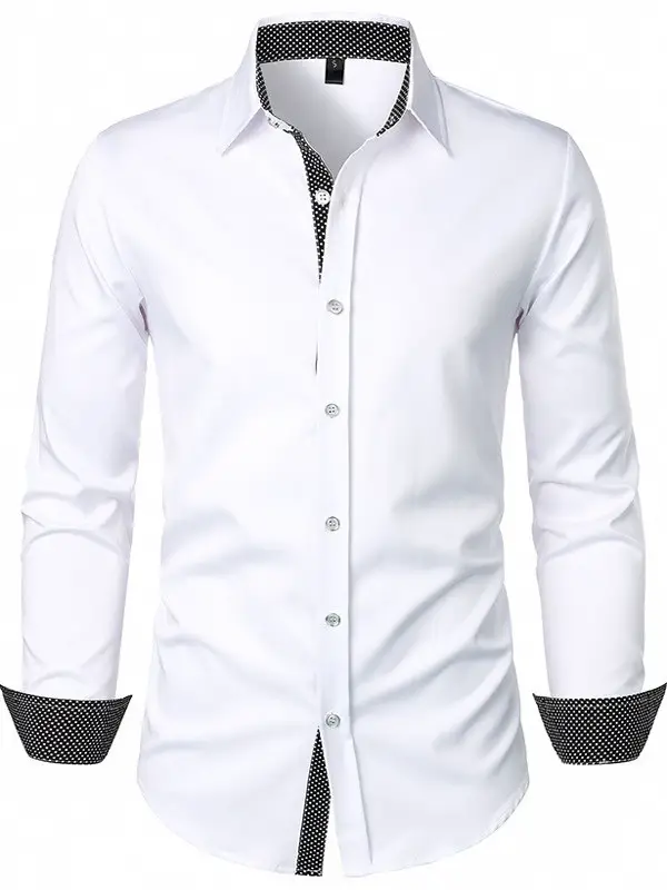 Gooreey Marvel Venom Fall 2023 Silm Long Sleeves Shirt Men Fashion All-Matching Casual Bottoming Shirt