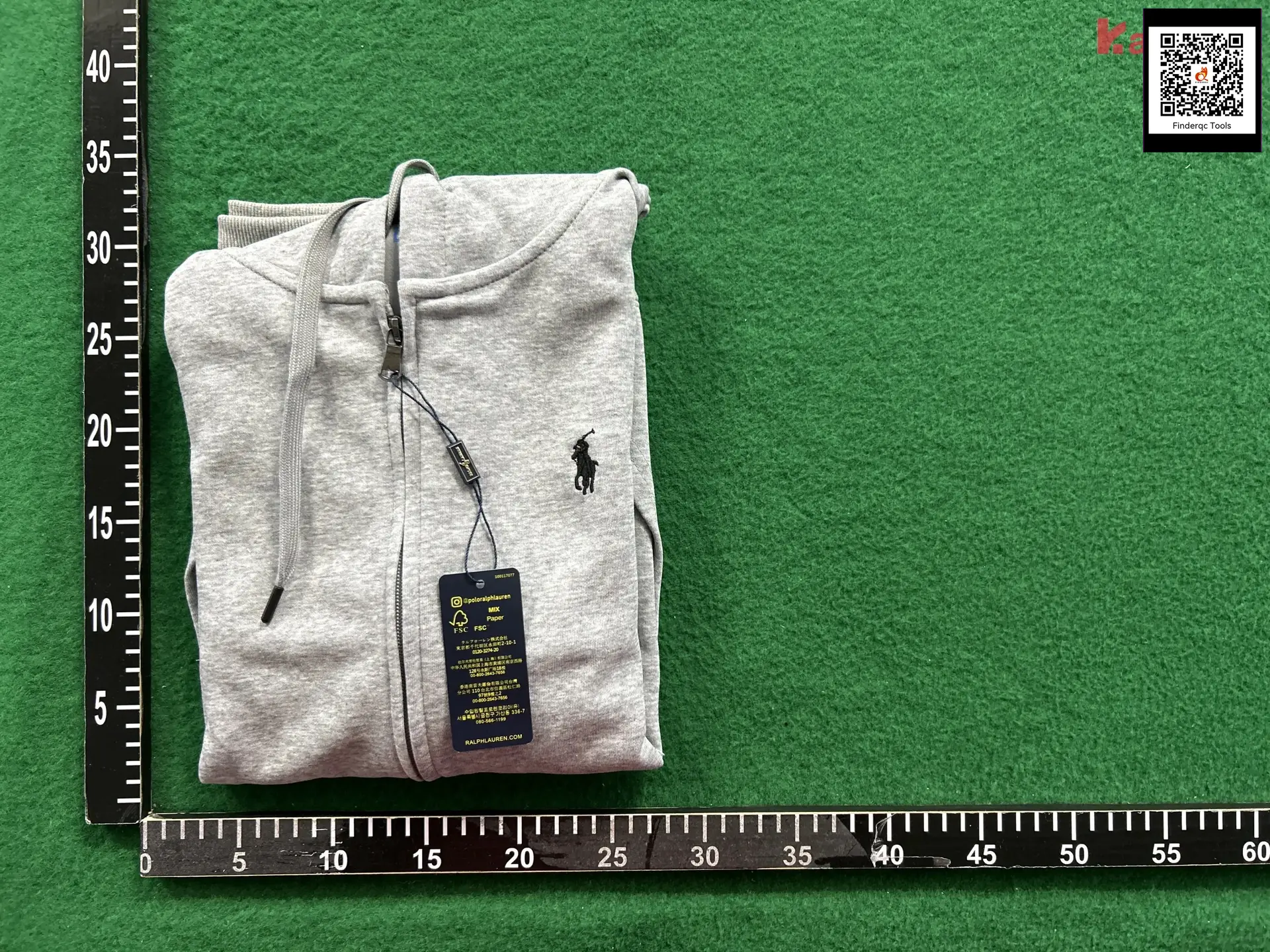 Polo Ralph Lauren Zip Hoodie Grey