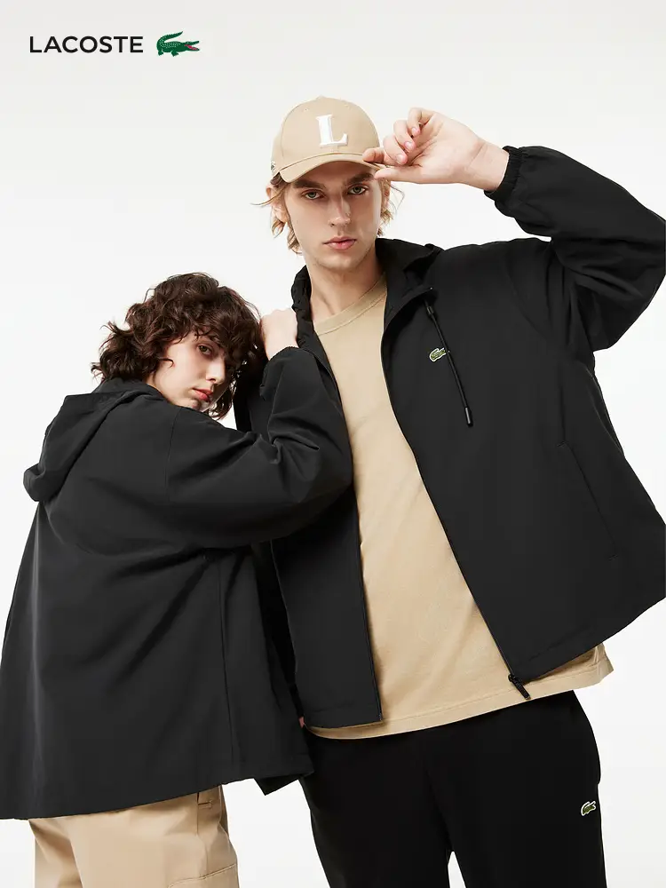 Lacoste Lacoste Men's Wear 24 Autumn New Arrival Trendy Versatile Zipper Hooded Jacket Outwear | Bh6291