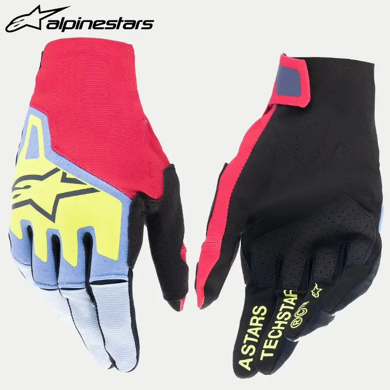 25Italian A-Star Off-Road Motorcycle Cycling Gloves Techstar Anti-Fall All Year Round Racing Motorcycle Men