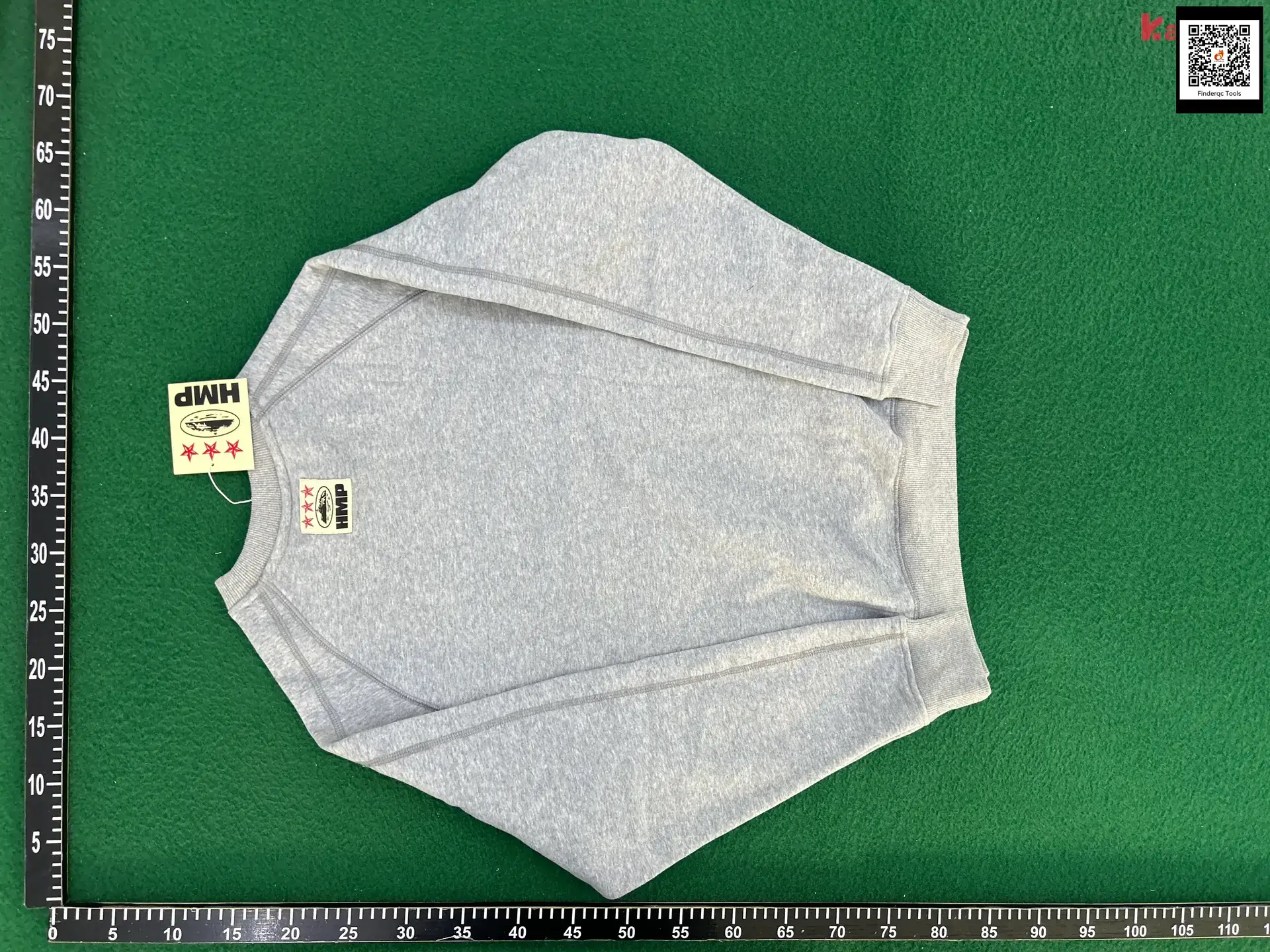 Corteiz sweater suit embroidery small standard European and American stars with UKDRIPDRILL street fleece-lined warm