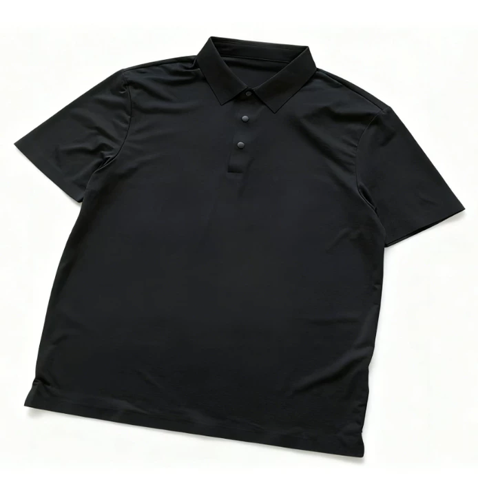Left bell collar, collar edge, red, white, blue, vertical stripes, four-color lapel, short sleeved shirt 22121660