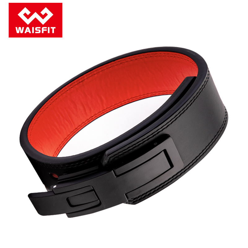 Fitness Belt Strength Training Adult Deadlift Belt Bodybuilding Men's Protective Gear Sports Quick Buckle Lever Buckle Waist Protector