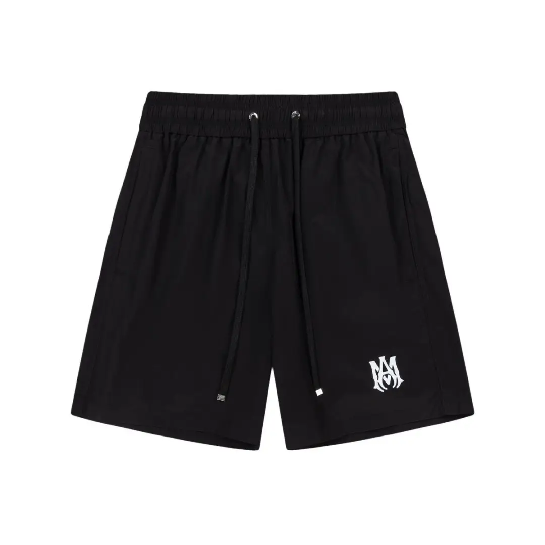 Cross-Border Correct Version Cashew Flower Cashmere Knitted Men's Drawstring Casual Pants Embroidered Letter Logo Shorts