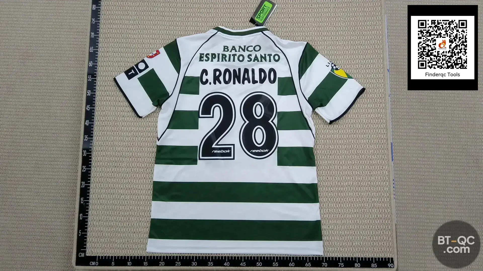 Reebok Cristiano Ronaldo 28 Sporting CP Jersey