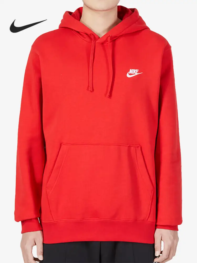 Nike/Nike Official Authentic Spring New Men's Casual Simple Sports Pullover Sweatshirt Bv2655-657
