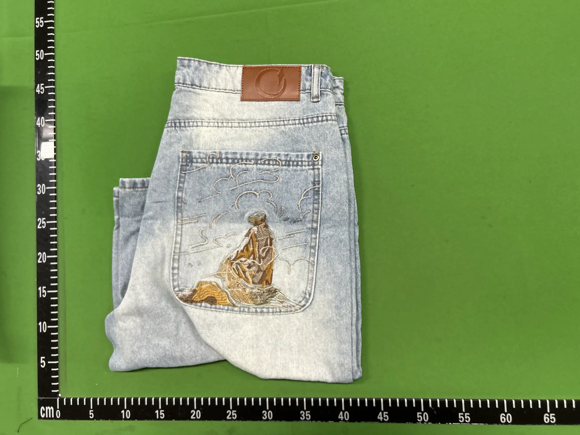 DS Brand Embroidered Cowboy Shorts