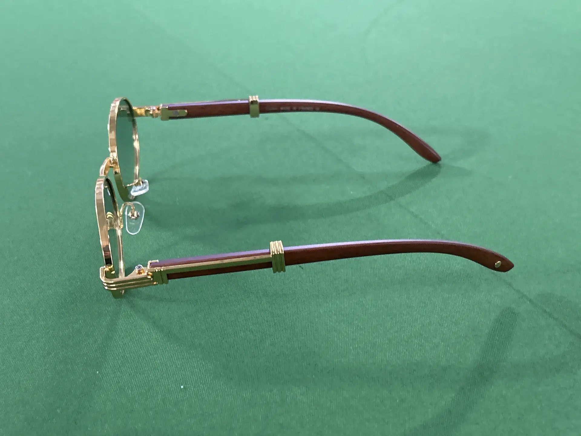 Cartier C de Cartier Sunglasses Gold Brown