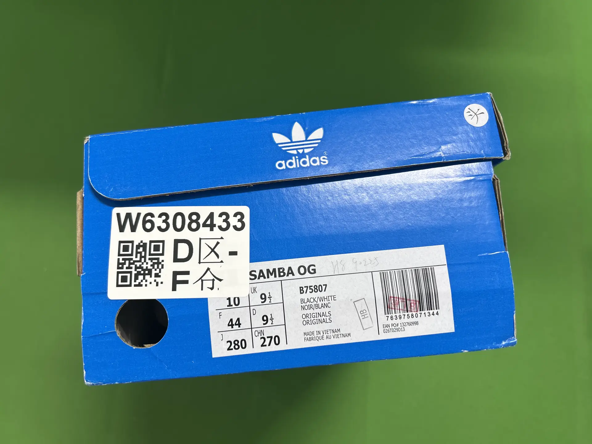 Adidas Samba OG B75807 Black/White