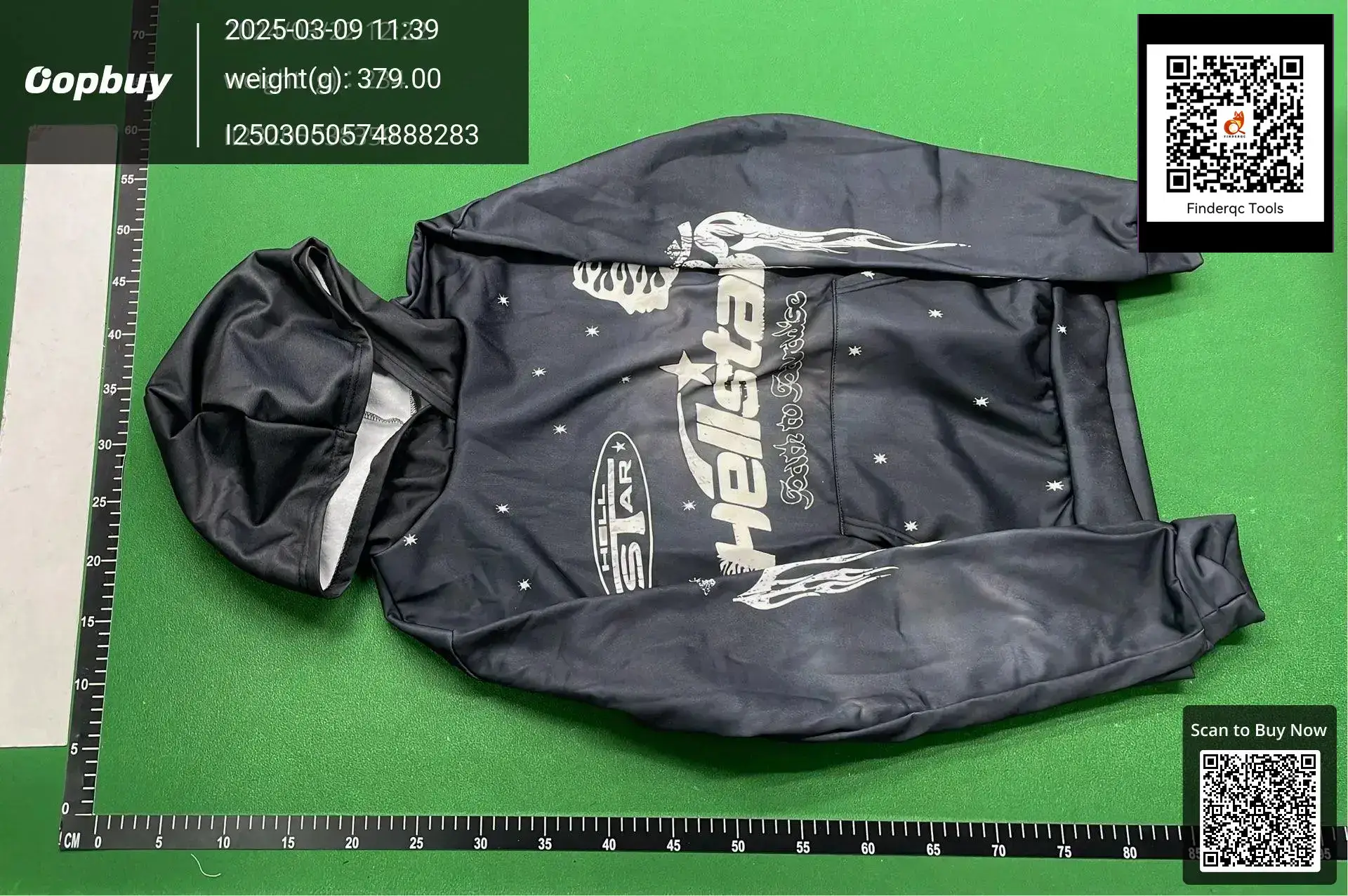 2024 New Trendy Brand Cross-Border European and American Style Kanye Retro Old Jacket Hell Star Print Flame Unicorn