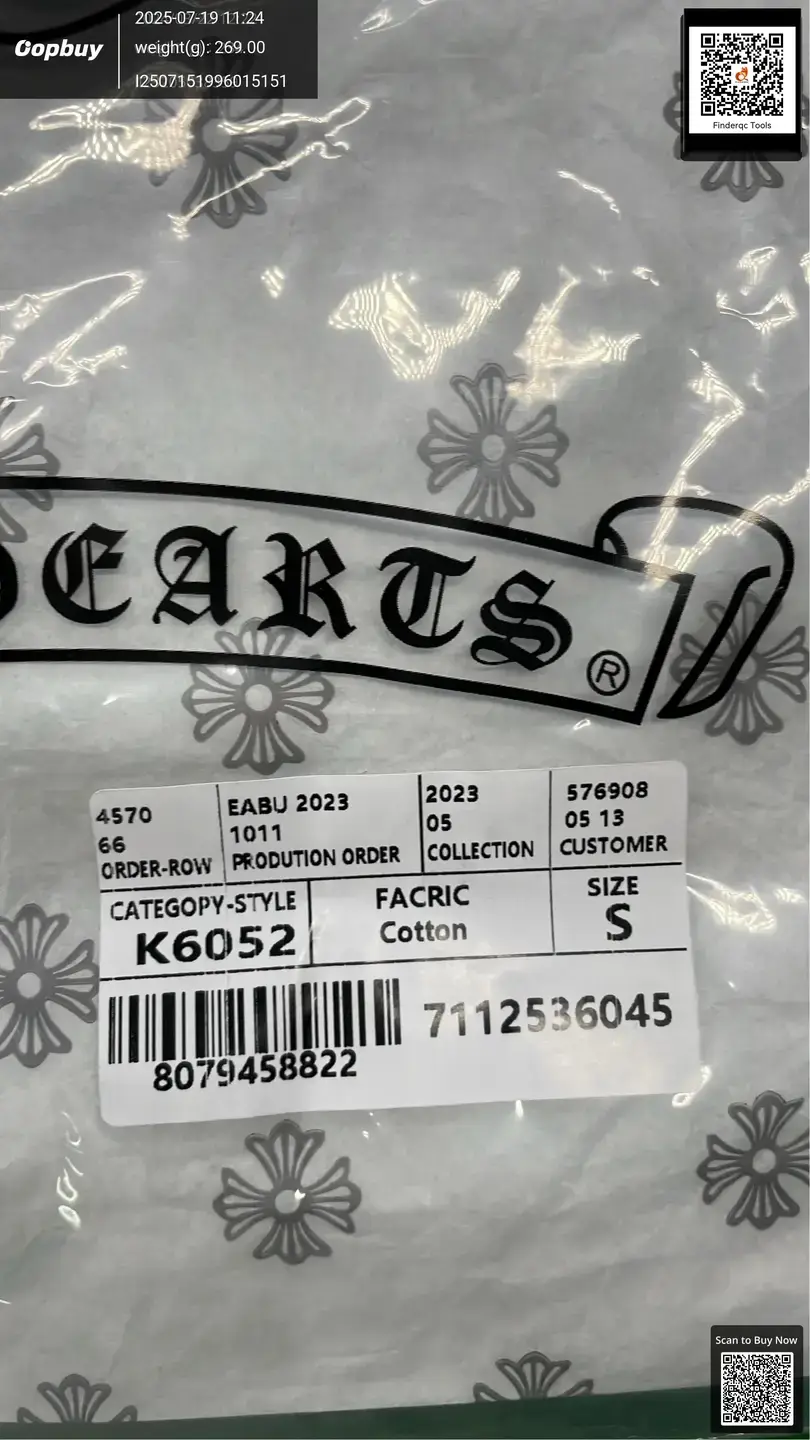High weight Chrome Heart 24 new gram Luo Chao brand Europe and the United States street men's and women's short sleeve T-shirt wholesale