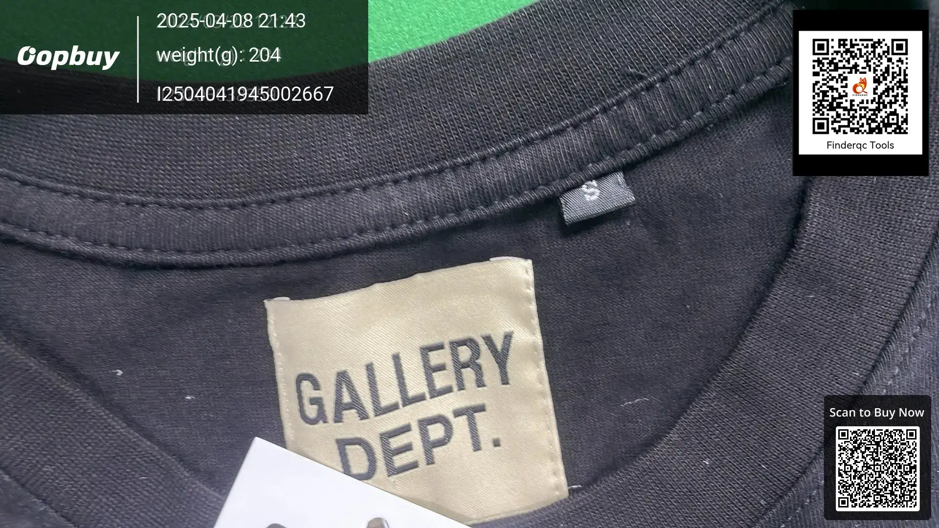 Trendy Brand Gallery Dept Printed Short-sleeved T-shirt for Men and Women High Street Loose