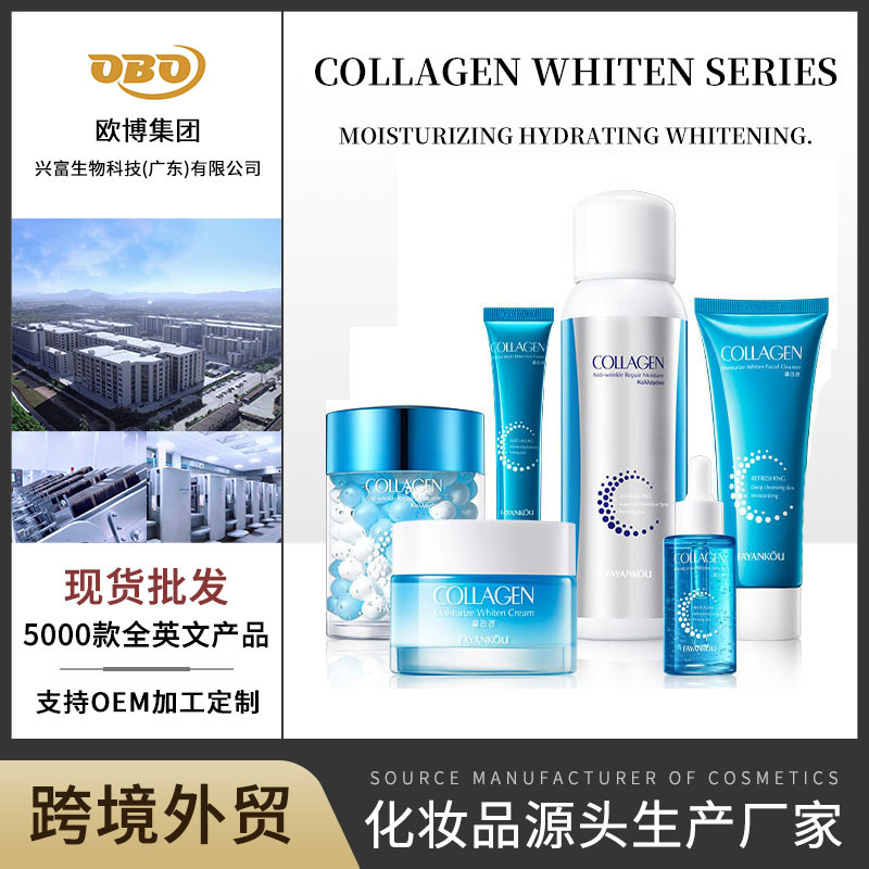 Cross-Border Processing of Collagen Series Products Ayankou Moisturizing, Hydrating, Beautifying, and Whitening Skin Essence for Foreign Trade Wholesale
