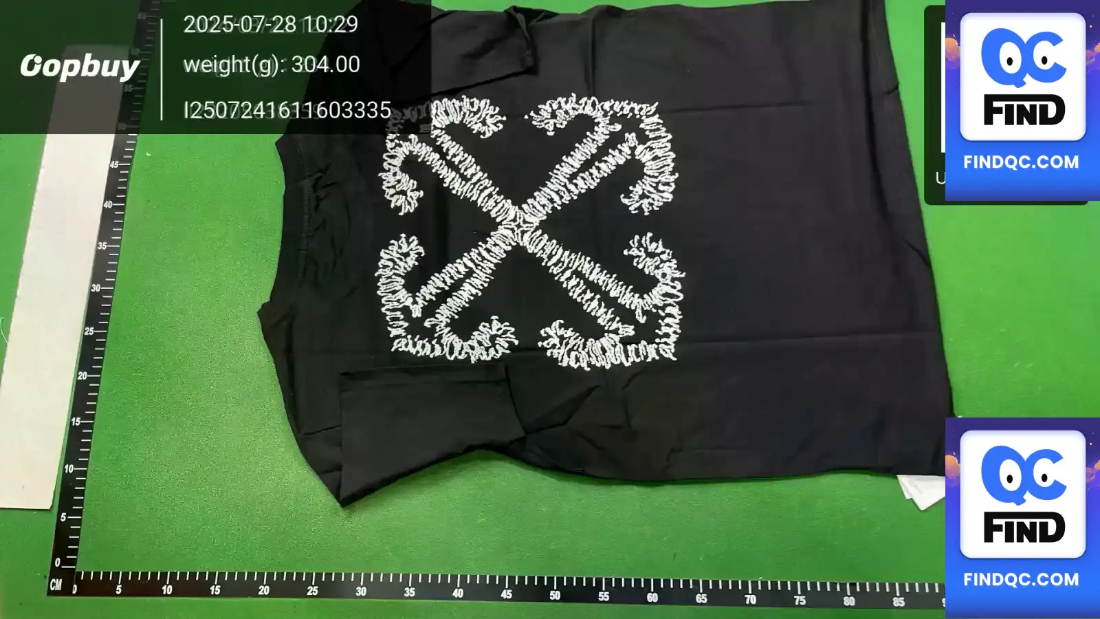 Off-White Black Short Sleeve T-Shirt
