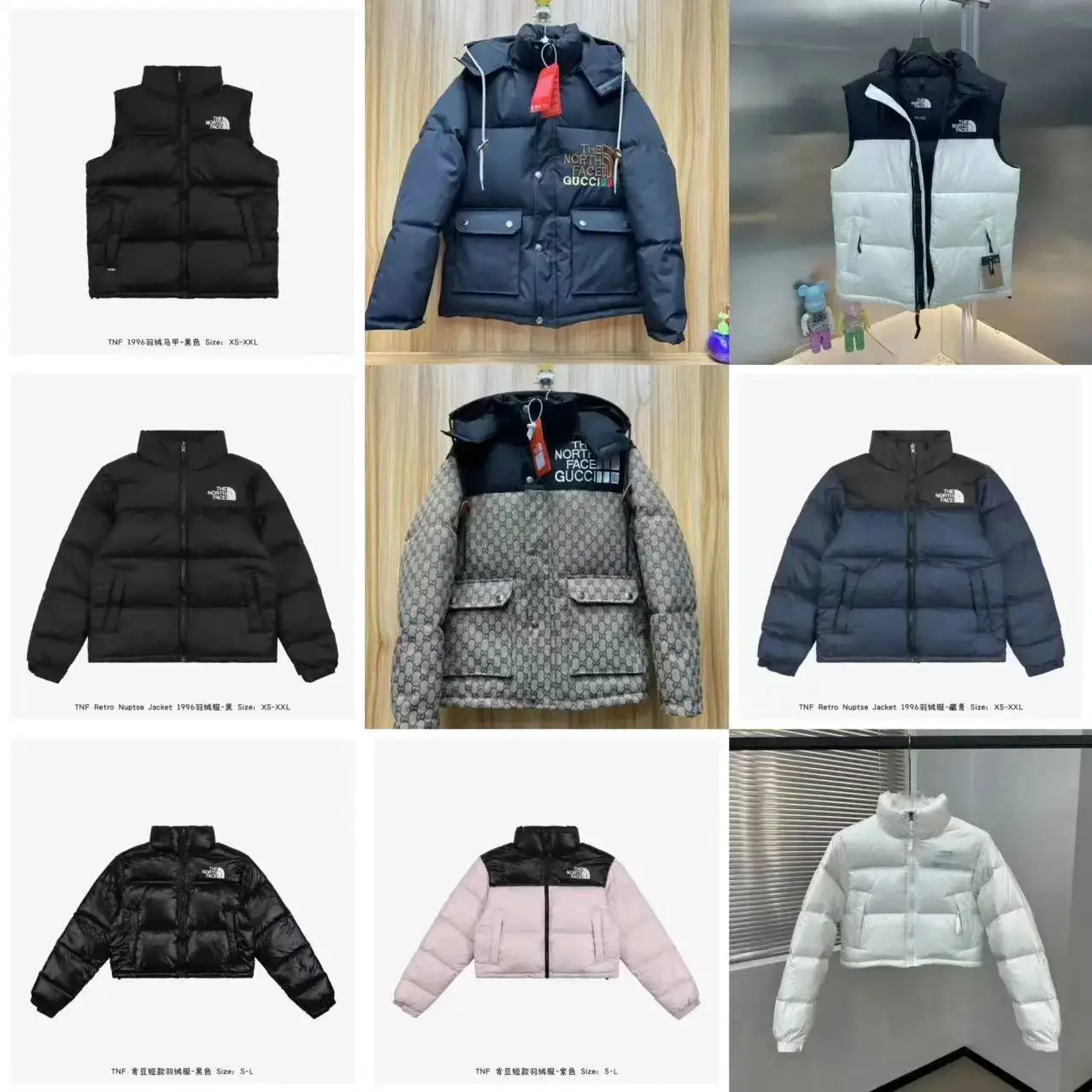 ZM18-TOP quality冬季经典美款保暖棉服男女款情侣款+189 6597 6222