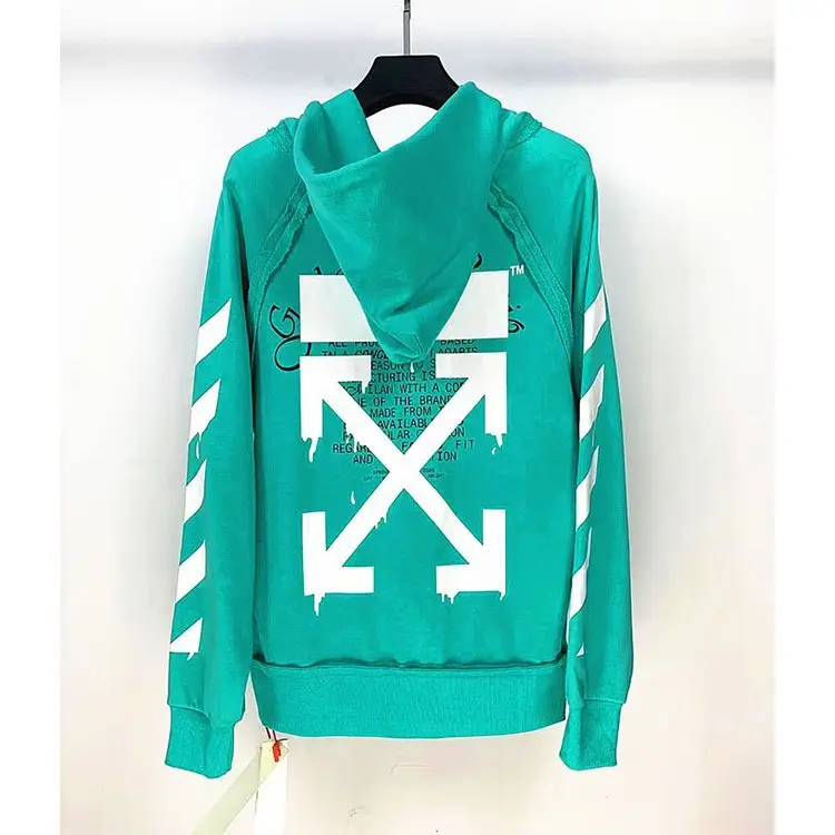 Basic Arrow 3D Print Hooded Sweatshirt