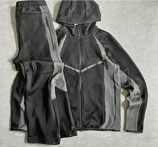Three-Color Sports Suit