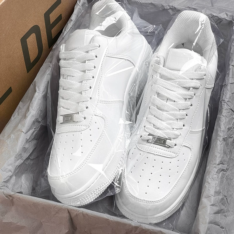 Authentic Air Force official website No.1 Little White Shoes Men's and Women's 2025 New Style Putian Leisure 𫔮 Couple Versatile Board Shoes Trend