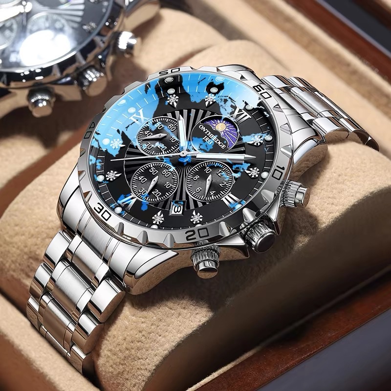 New Style Watch Men's Business Advanced Sense Waterproof Luminous Multifunctional Student Automatic Watch Trendy Explosive Men's Watch