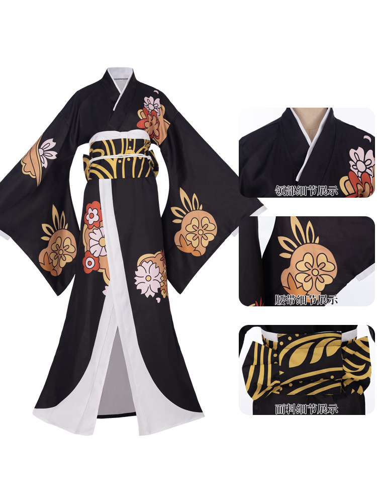 Demon Slayer: Kimetsu No Yaiba Demon Dance Tsugumi Cosplay Costume Women's Kimono Anime 2D Cosplay Outfit Full Set Customization