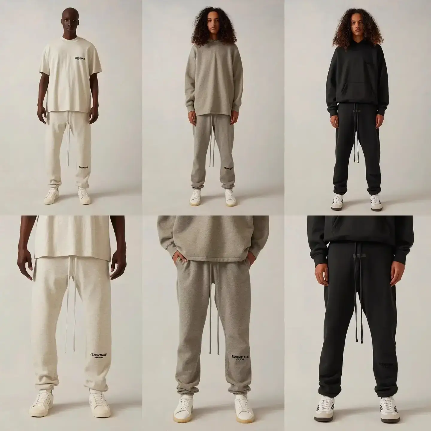 Trendy Brand Essentials American High Street Fashion Brand Miki Fleece Jogger Sweatpants Comfortable and Stylish Streetwear