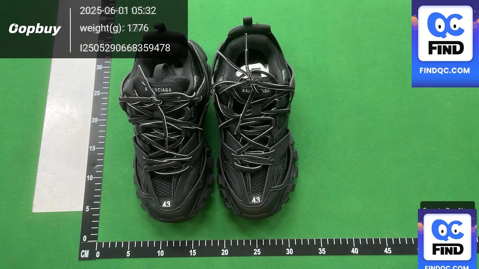 Balenciaga Track Nylon Series Black Sneakers QC