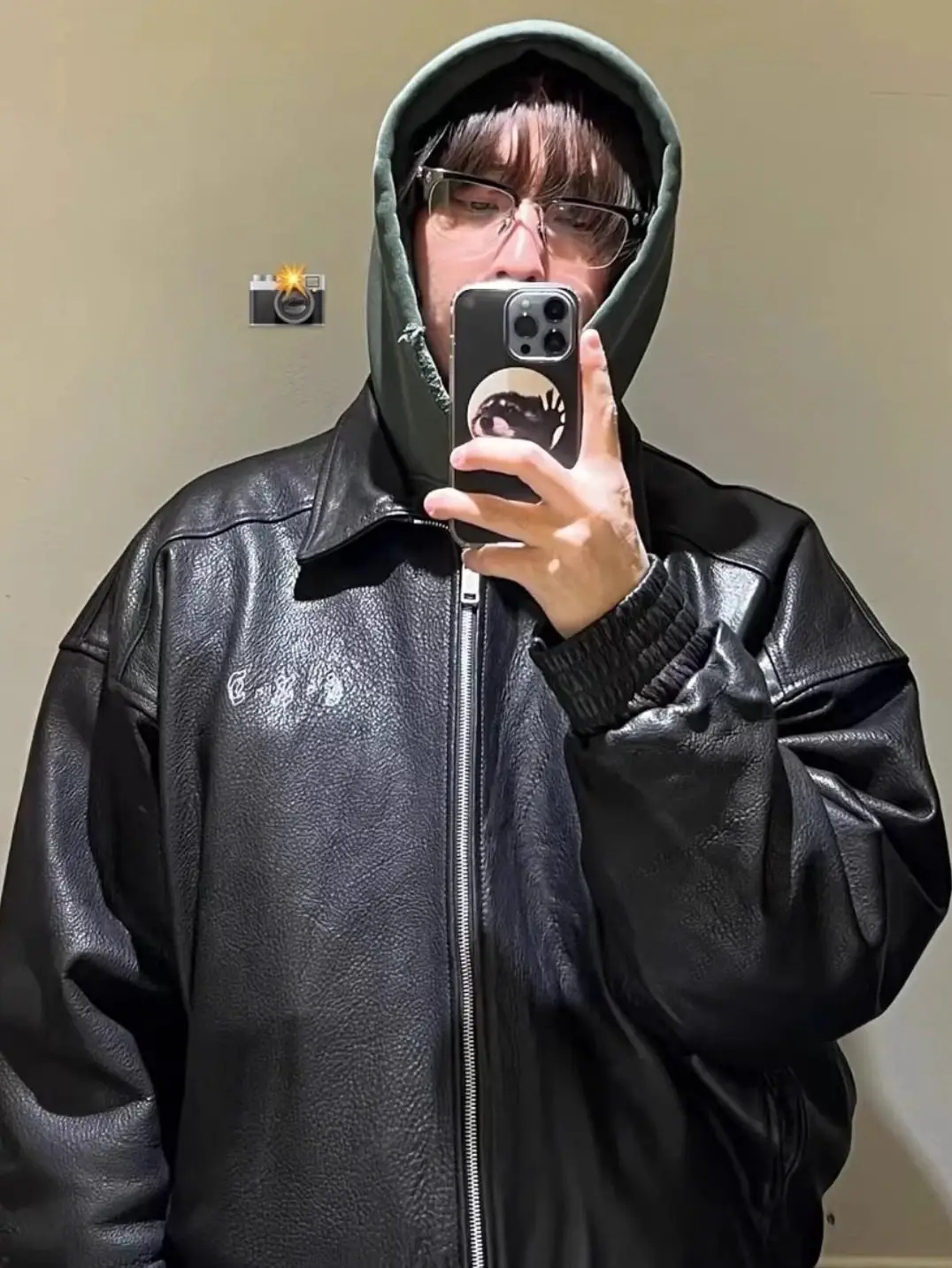 Spring ERD Melancholy Rich Second Generation Painter's Wife Men's Leather Jacket Lambskin Couple Jacket Coat