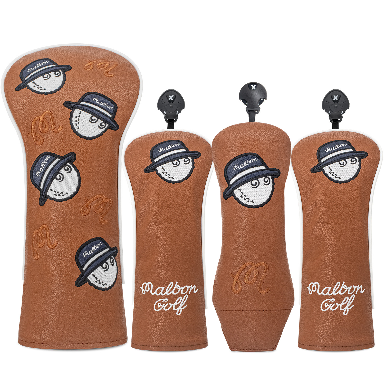 Golf Golf Club Cover Limited Edition Fisherman's Driver Cover Stereo Embroider Fleece-Lined Pu Waterproof Protective Cover foto QC de 1688 en Qualit.ly