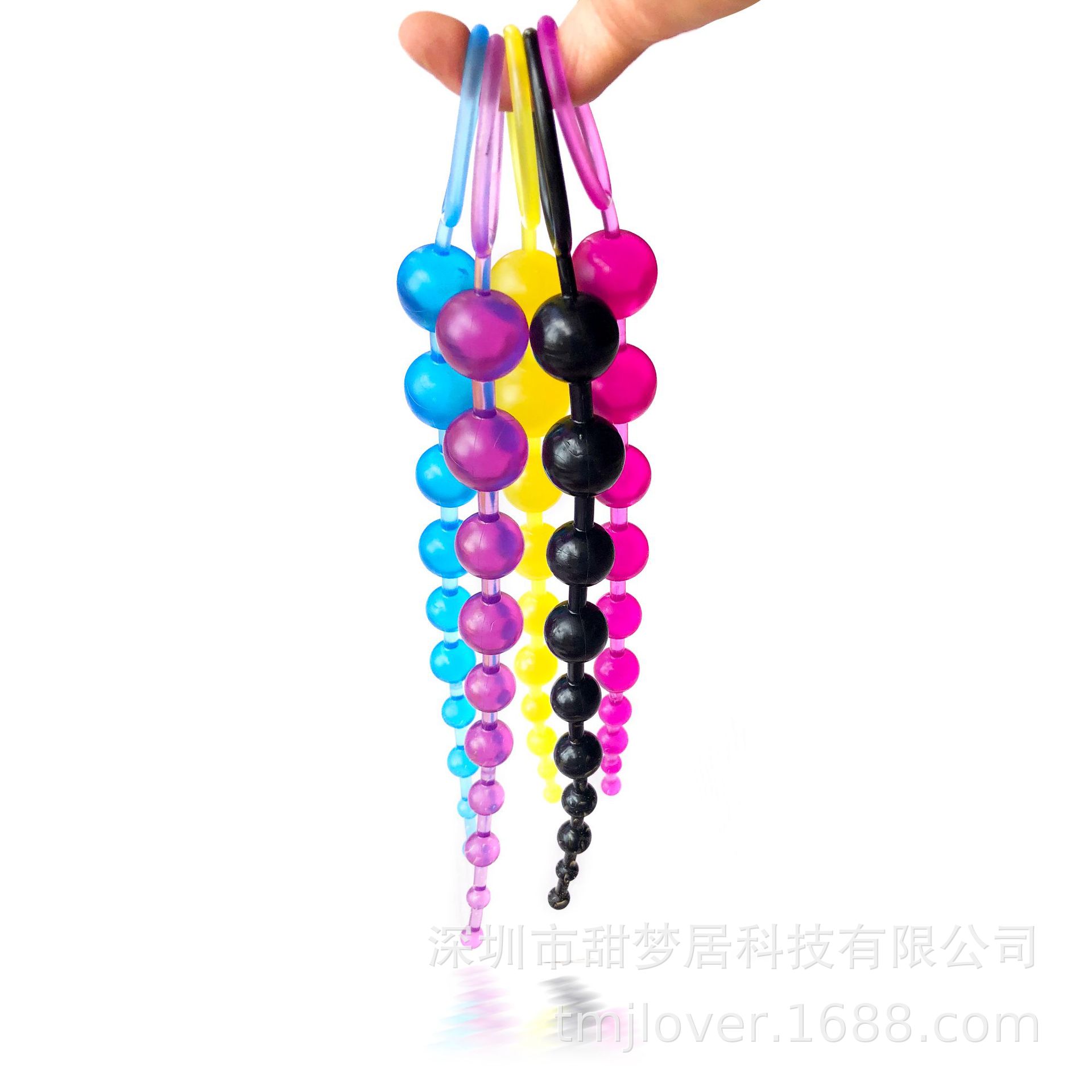 Adult sex products alternative silicone back 10 pull beads anal plug flirting fun masturbation toy manufacturers wholesale