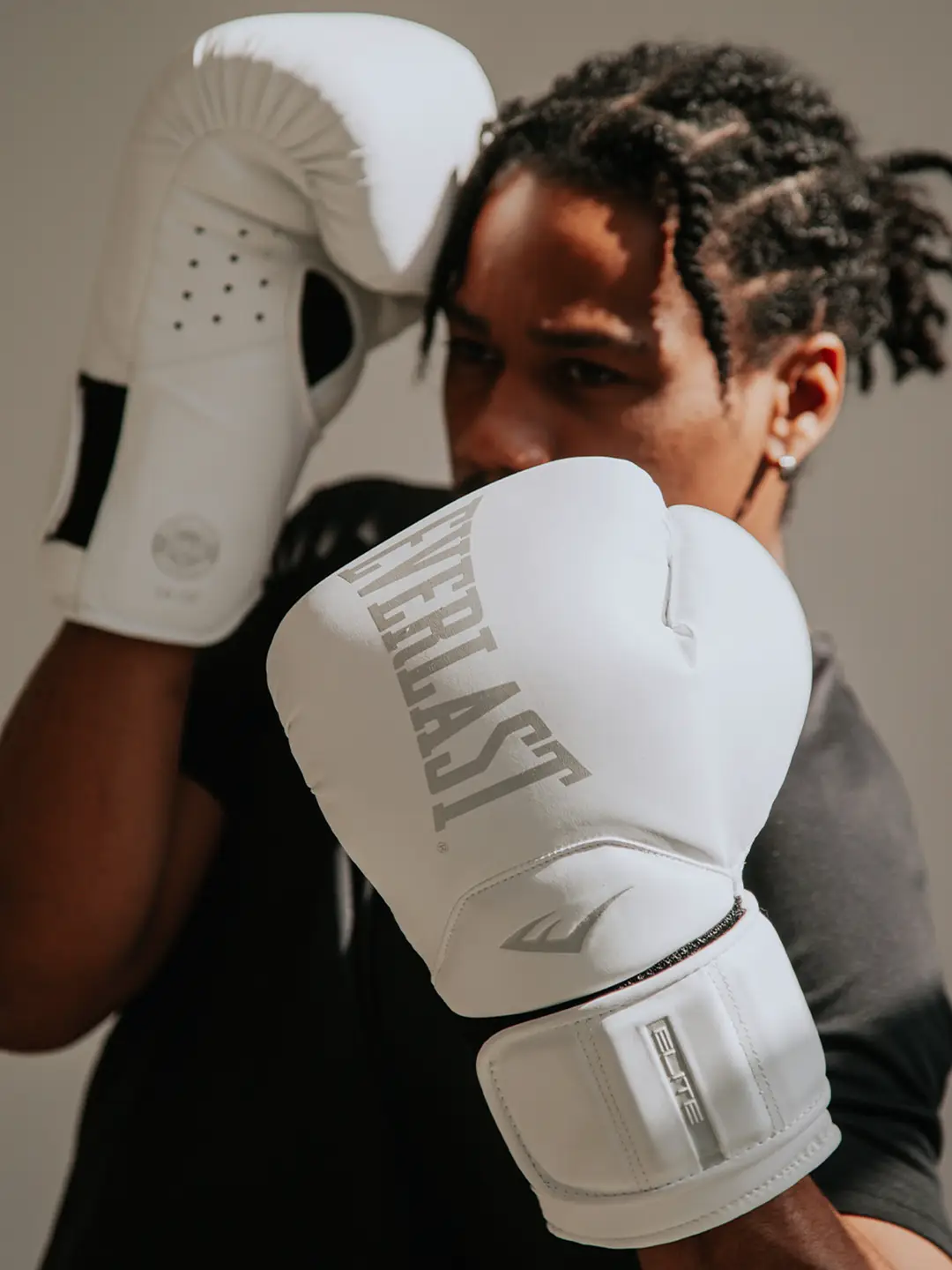 Everlast Elite 2 Pro Fightgloves Professional Boxing Gloves Competition Actual Buckle Gloves