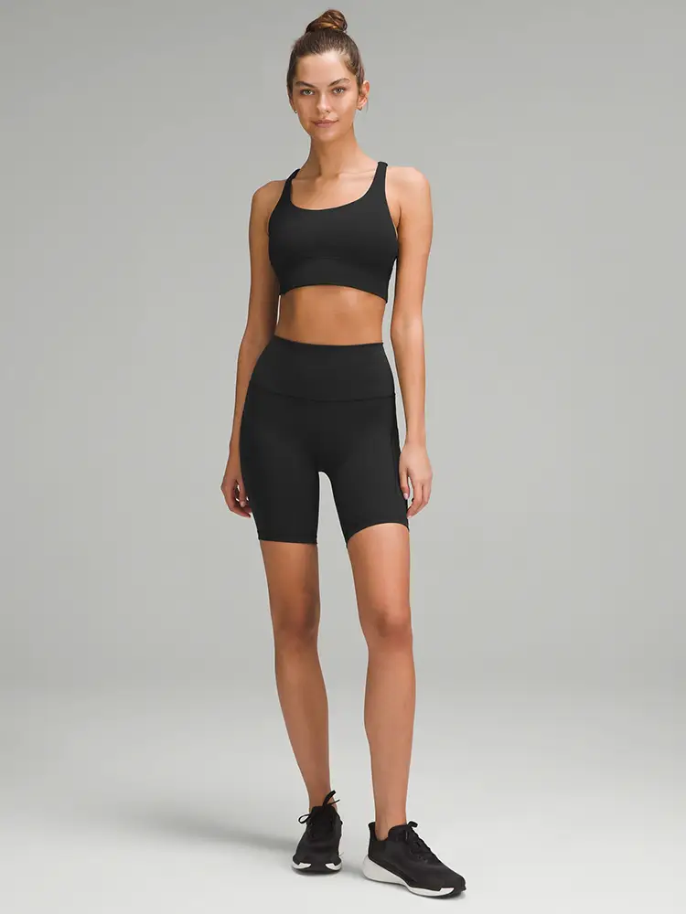 Wunder Train Women's high waist Tight shorts 8" * Flap Pocket pants Styles丨Lululemon丨Lw7Cg4S