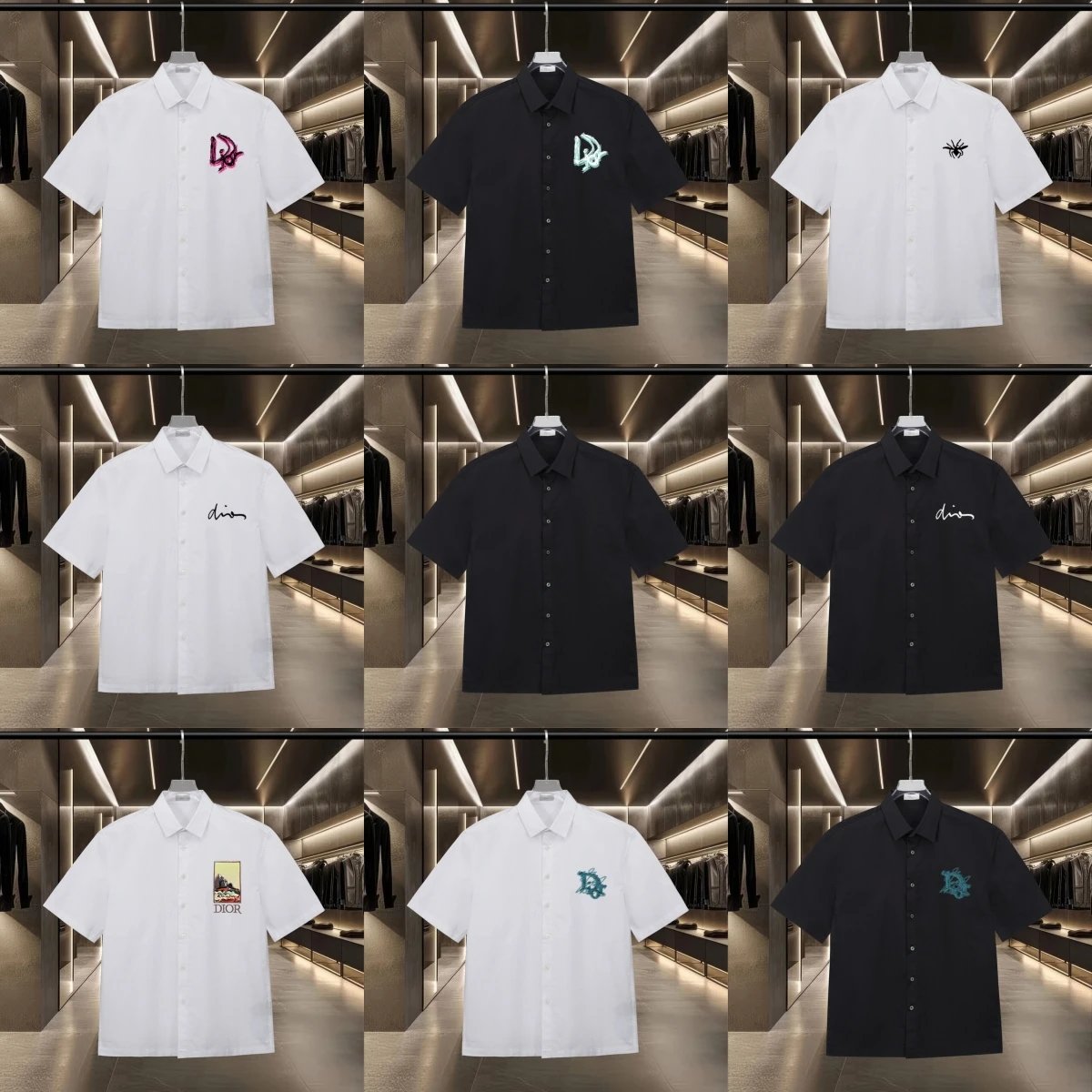 Dior Men's Short Sleeve Shirts