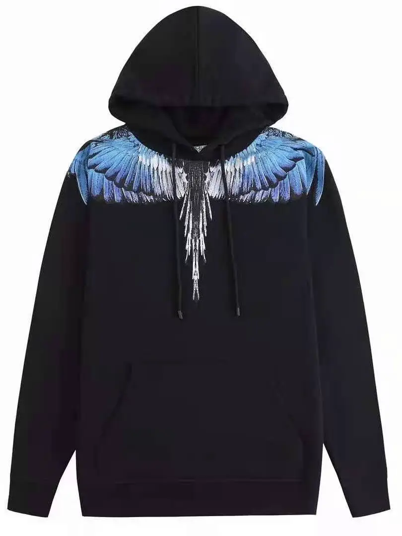 2020 Authentic Marcelo Burlon Mb Hoodie Wings Trendy Brand Unisex Long Sleeve Sweatshirt