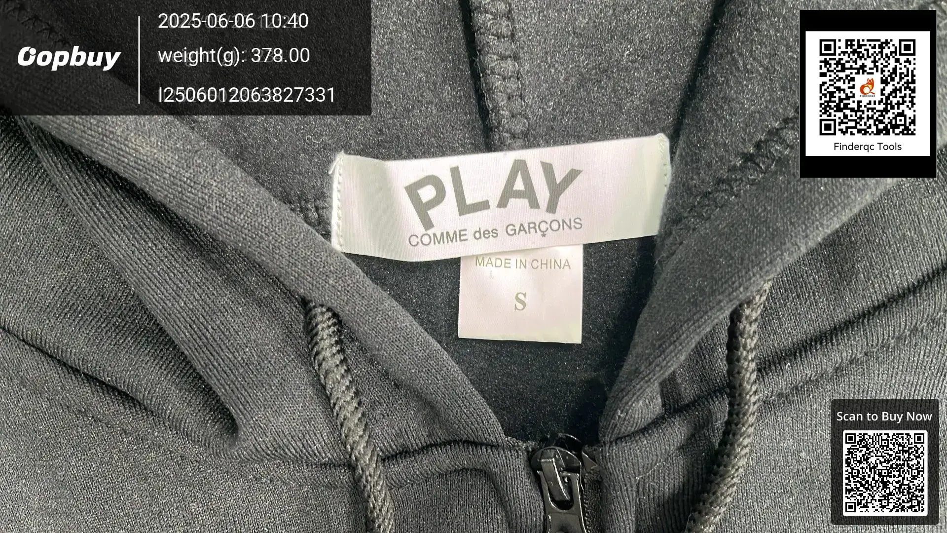 Comme des Garçons Play Zip Hoodie