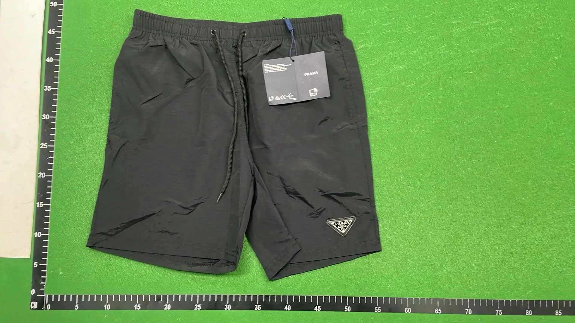 Prada Black Nylon Shorts
