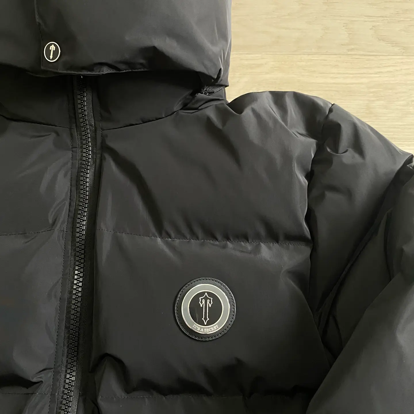 Original Trapstar Down jacket Men Black Dark Small Label Hoodie Detachable Street Uk Best Selling