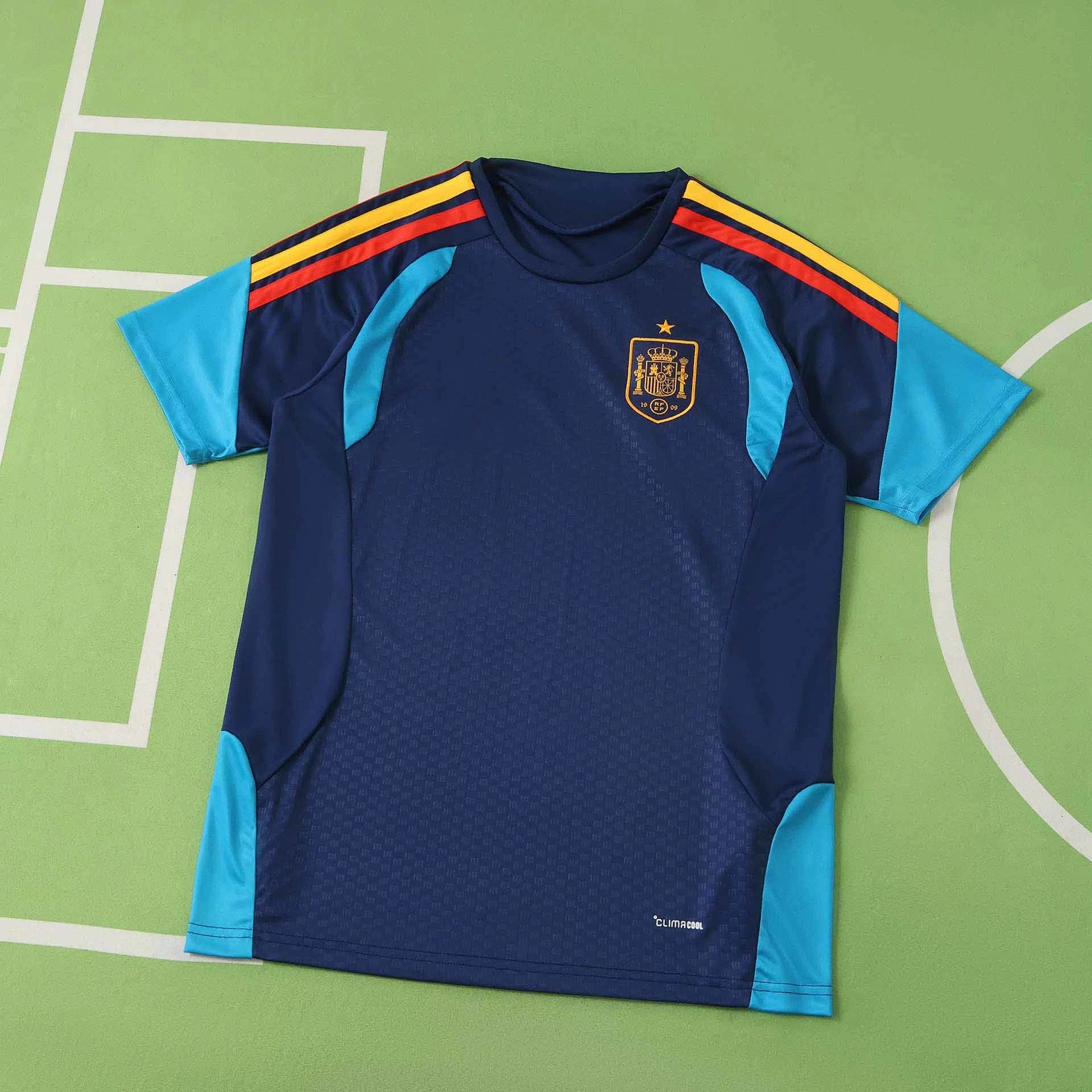 2026西班牙深蓝色训练服泰版（如果印号定制不退换）