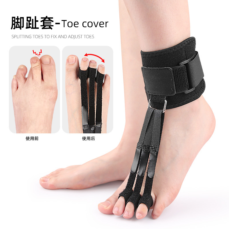 Toe Traction Device Hammered Toe Straightening Sleeve Claw Head Curved Curly Toe Overlapping Adjustable Toe Foot Protector