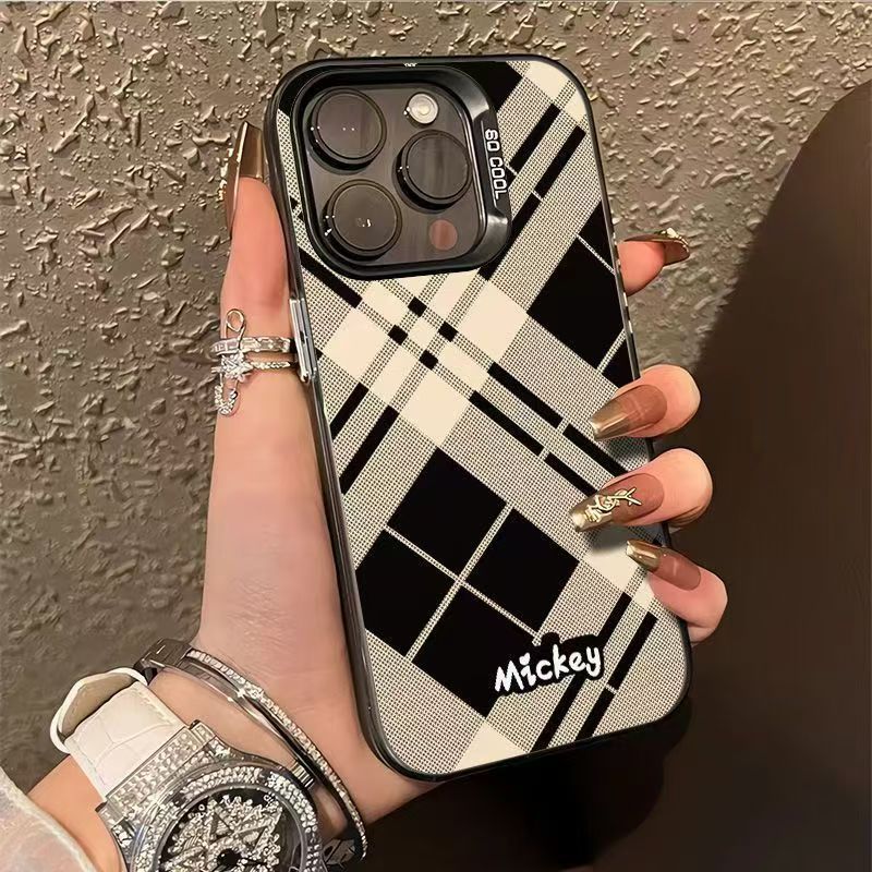 New Korean Style Ins Suitable for Iphone16 Mobile Phone Case Apple 15Promax/14 Cross-Border 13Pro12 European and American X