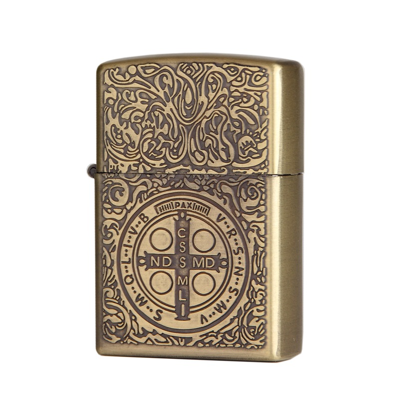 Staring 268-1 Constantan Bronze Kerosene Lighter Wholesale Creative Flame Cigar Windproof