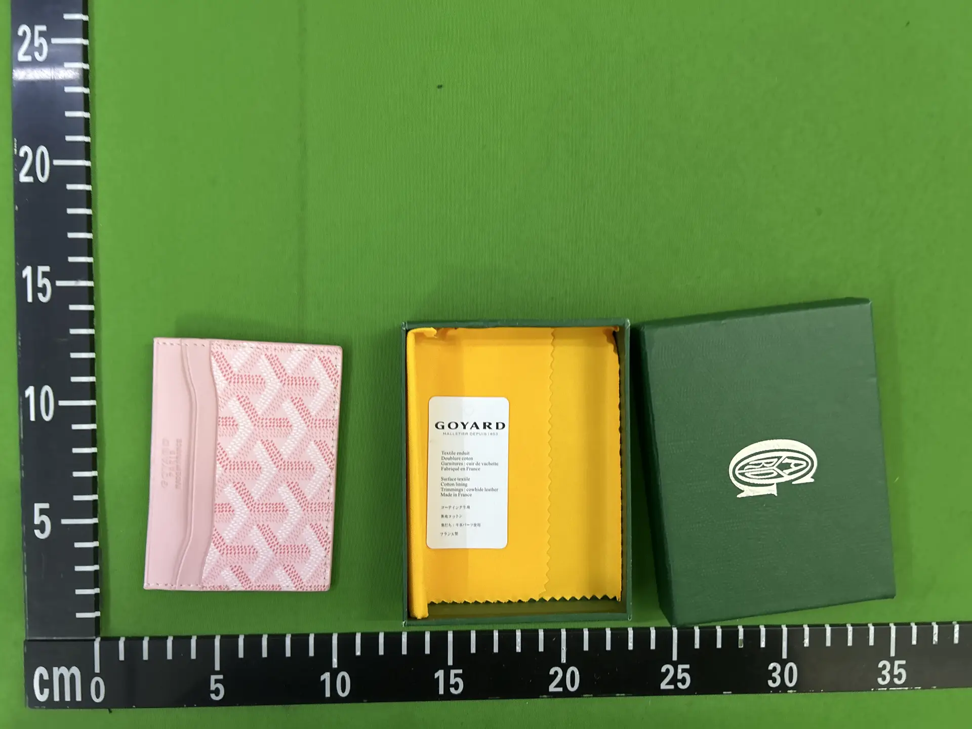 Goyard Pink Monogram Card Holder